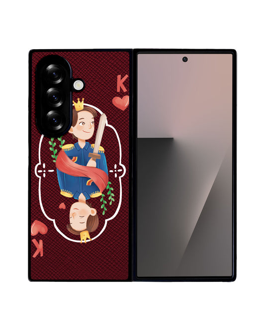 Android Flip / Fold Leather Grip - King (Couple Case)