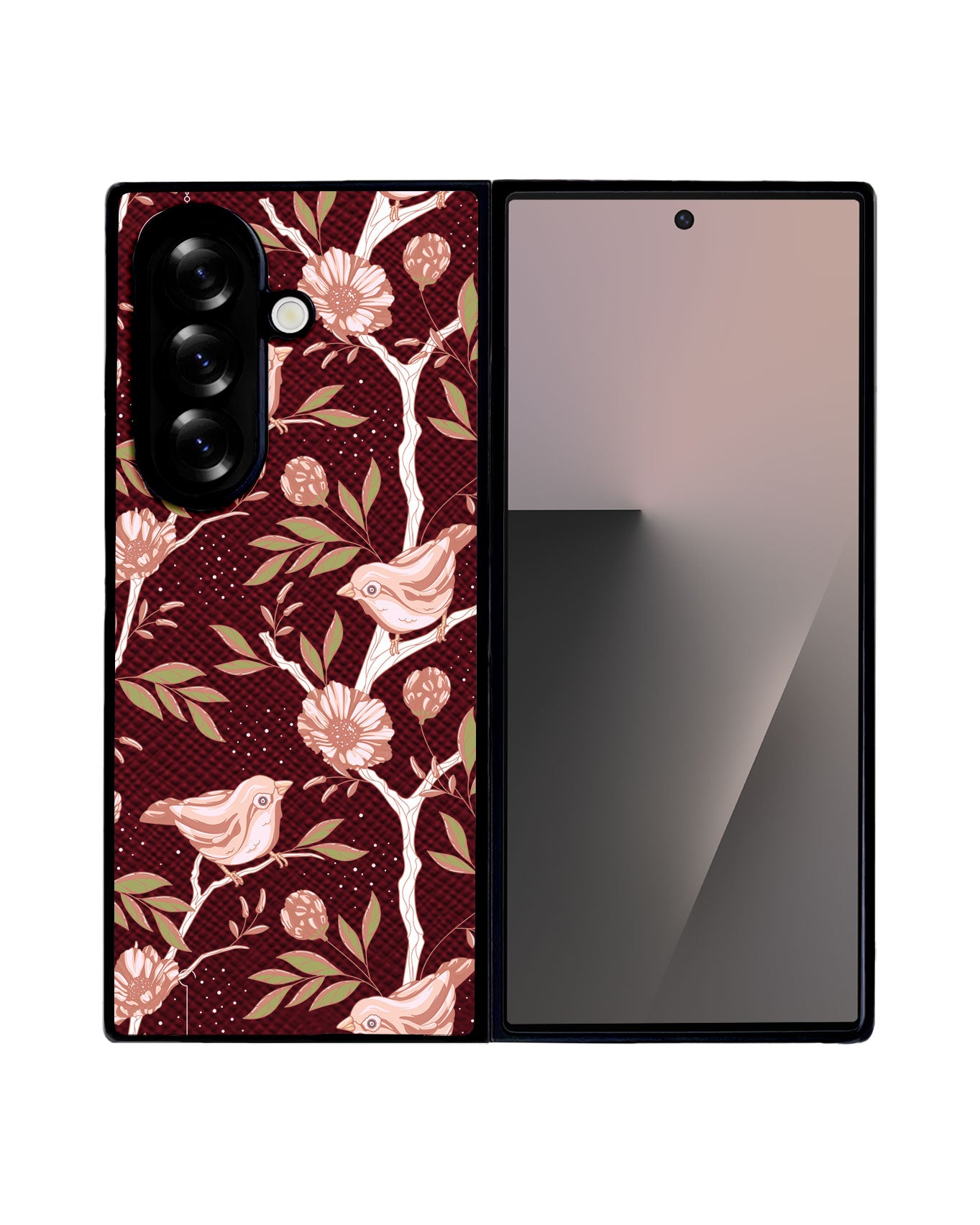 Android Flip / Fold Leather Grip - Lovebird 14.0