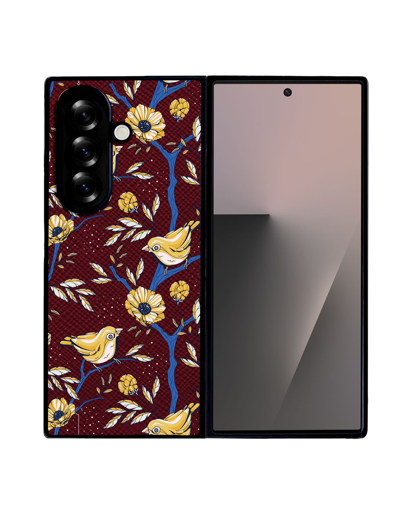 Android Flip / Fold Leather Grip - Lovebird 16.0