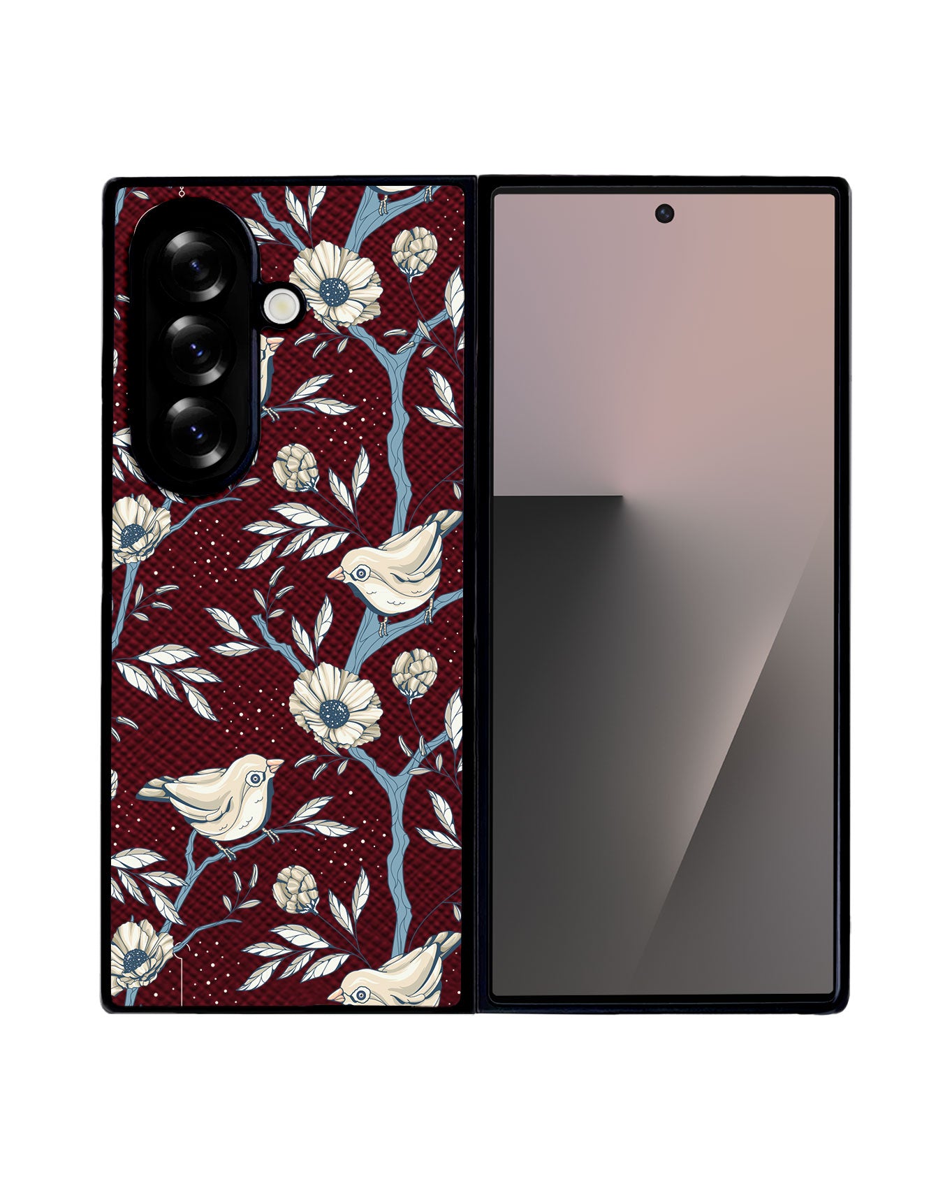 Android Flip / Fold Leather Grip - Lovebird 9.0