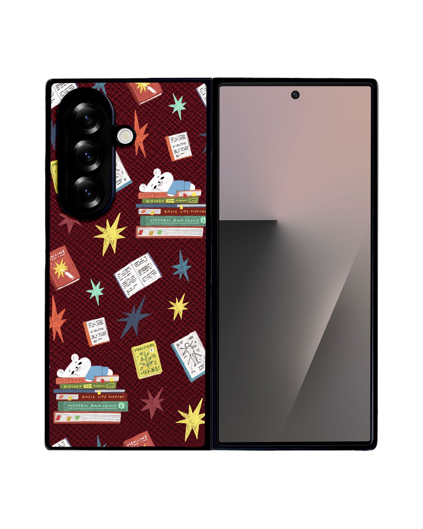 Android Flip / Fold Leather Grip - Let Me Sleep