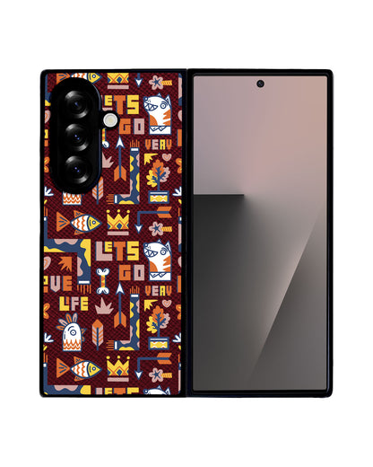 Android Flip / Fold Leather Grip - Life in Color