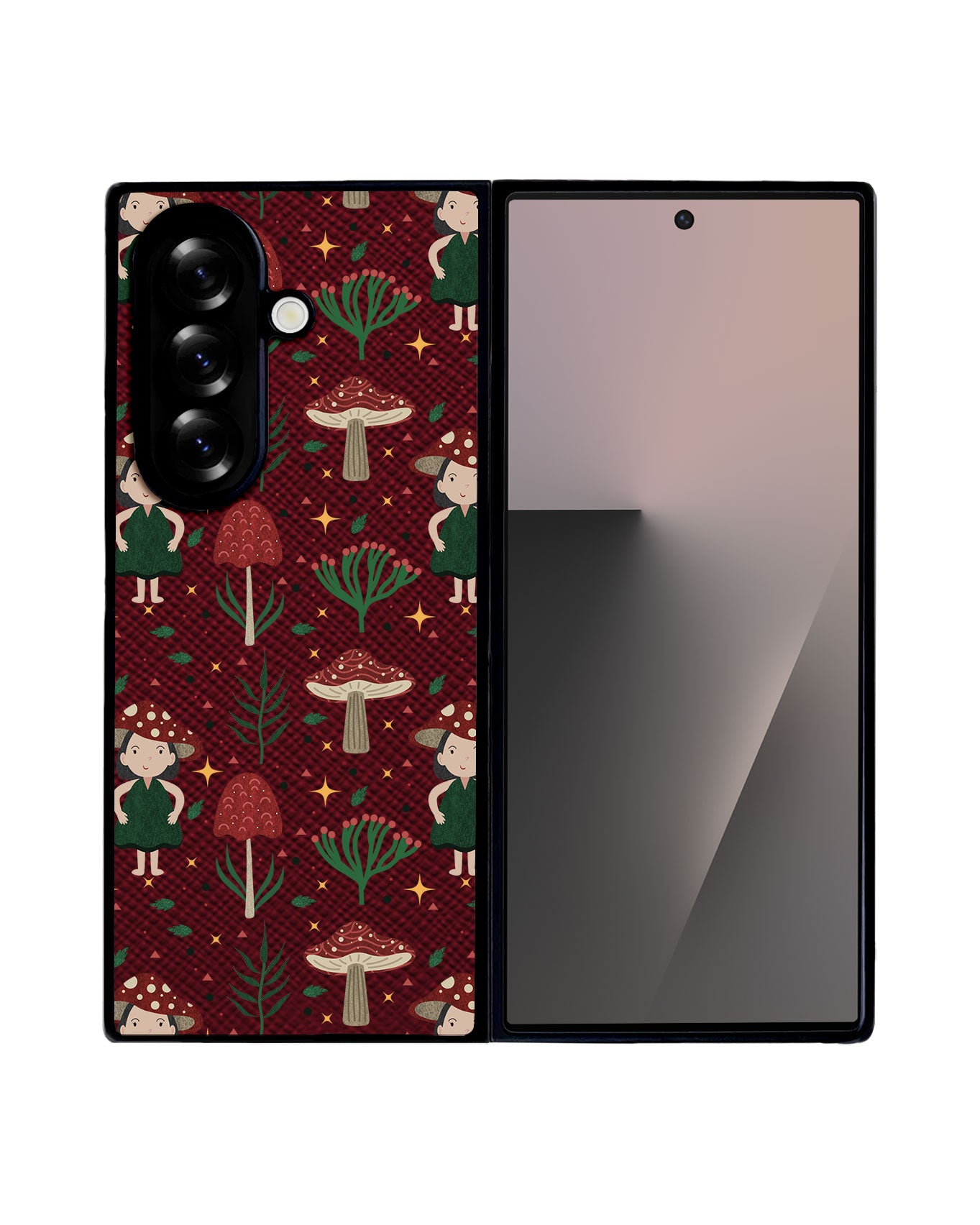 Android Flip / Fold Leather Grip - Lost in the Forest 2.0