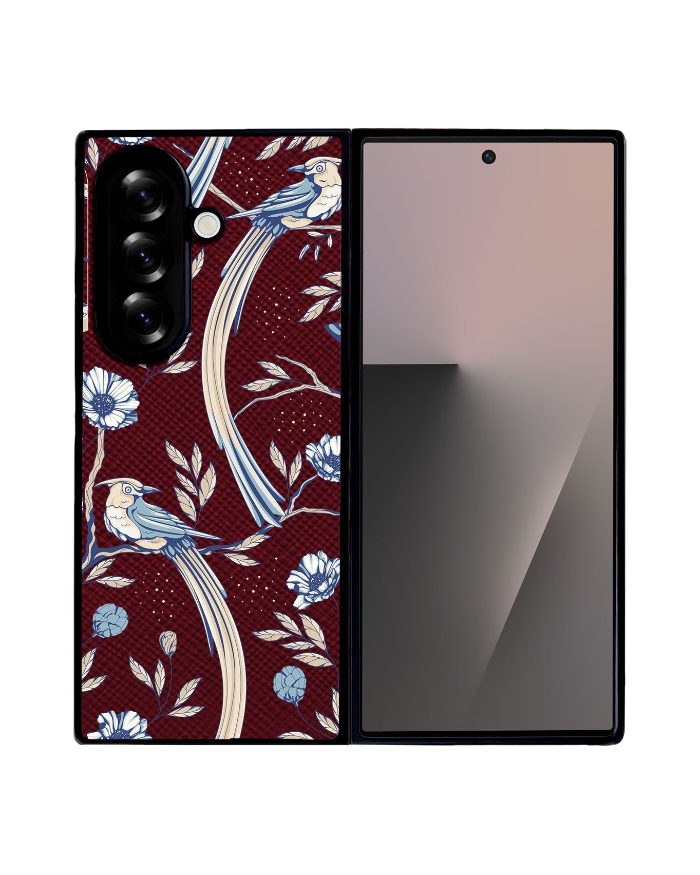 Android Flip / Fold Leather Grip - Lovebird 5.0