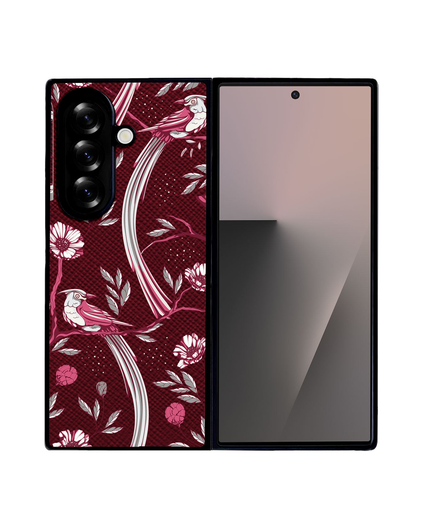 Android Flip / Fold Leather Grip - Lovebird 6.0