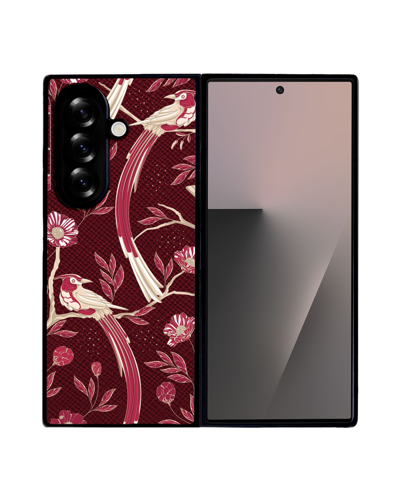 Android Flip / Fold Leather Grip - Lovebird 8.0