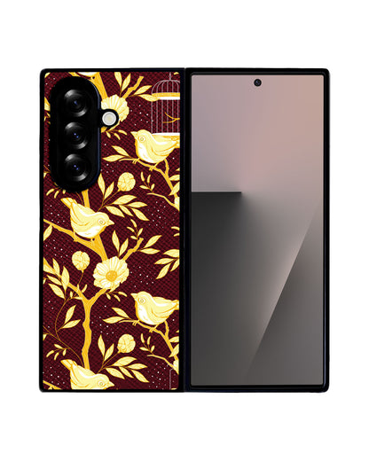 Android Flip / Fold Leather Grip - Lovebird Monochrome 2.0