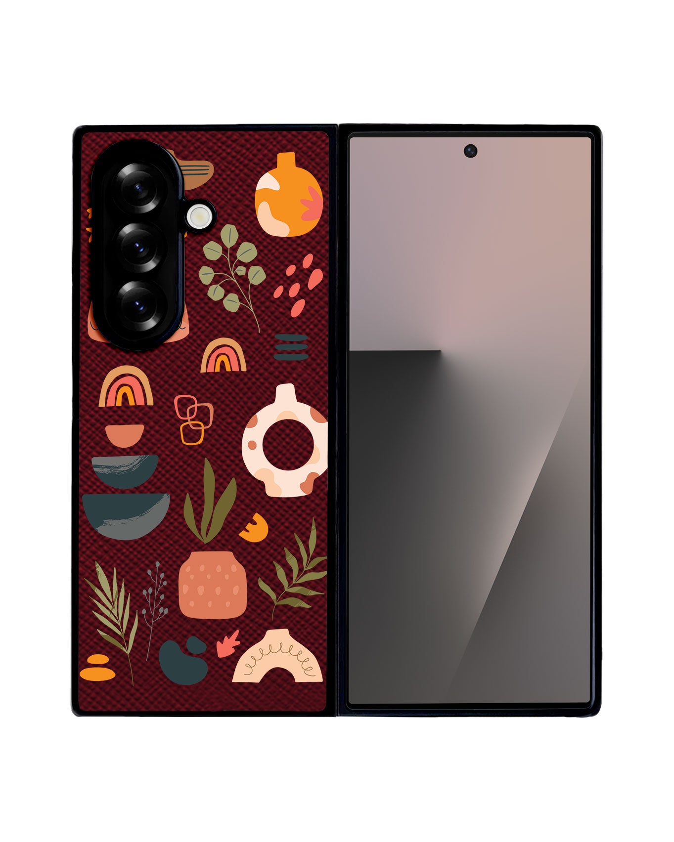 Android Flip / Fold Leather Grip - Minimalist