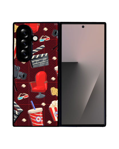 Android Flip / Fold Leather Grip - Movie Night