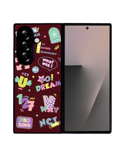 Android Flip / Fold Leather Grip - NCT Sticker Pack