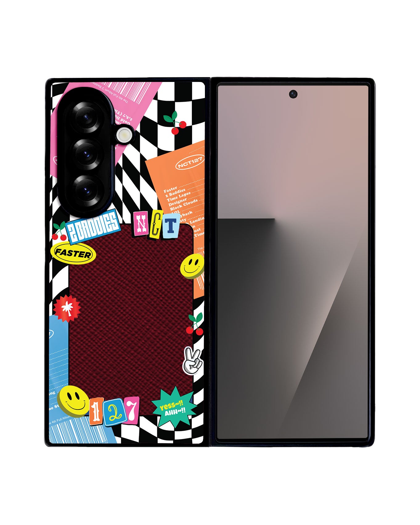 Android Flip / Fold Leather Grip - NCT 127 Photocard Frame