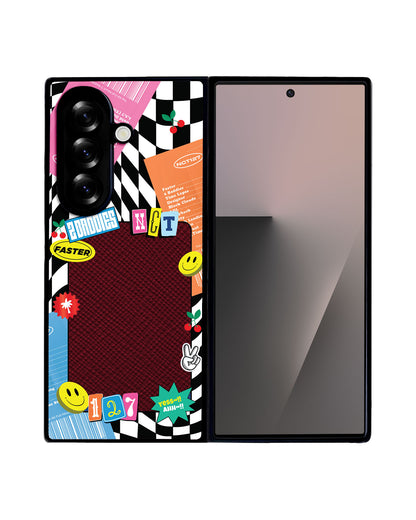 Android Flip / Fold Leather Grip - NCT 127 Photocard Frame