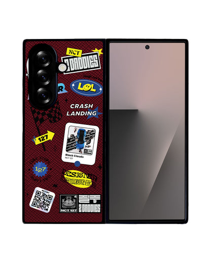 Android Flip / Fold Leather Grip - NCT 127 Sticker Pack