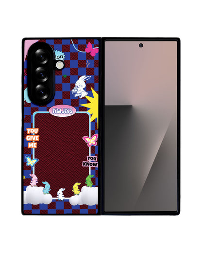 Android Flip / Fold Leather Grip - New Jeans Photocard Frame