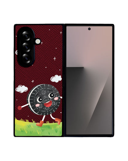 Android Flip / Fold Leather Grip - Cookies to my Milk (Couple Case)