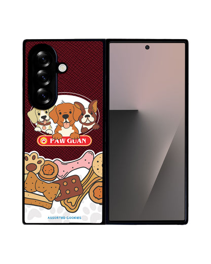 Android Flip / Fold Leather Grip - Pawguan Dog