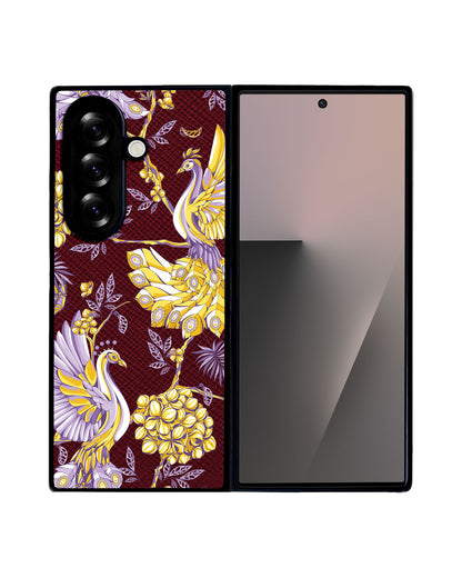 Android Flip / Fold Leather Grip - Peacock 3.0