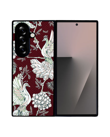 Android Flip / Fold Leather Grip - Peacock 4.0