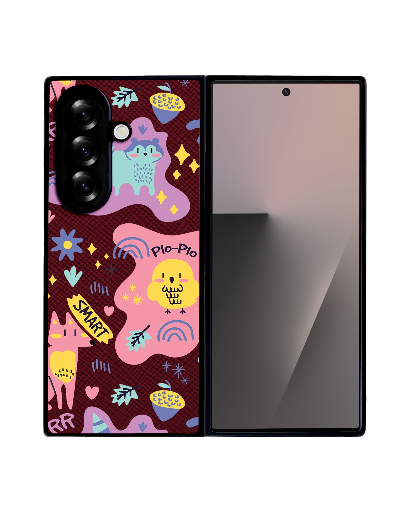 Android Flip / Fold Leather Grip - Pio n Friends