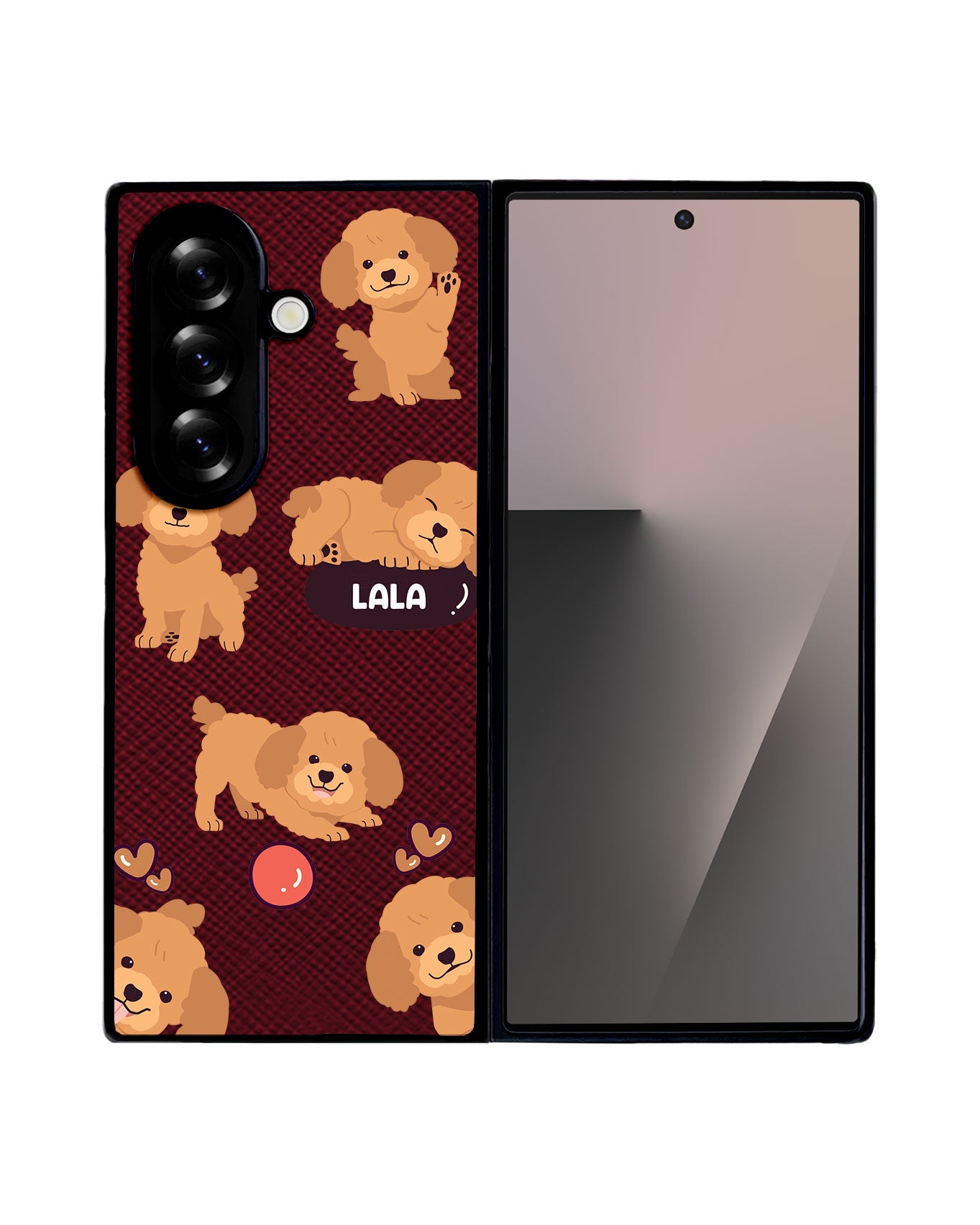 Android Flip / Fold Leather Grip - Poodle Squad