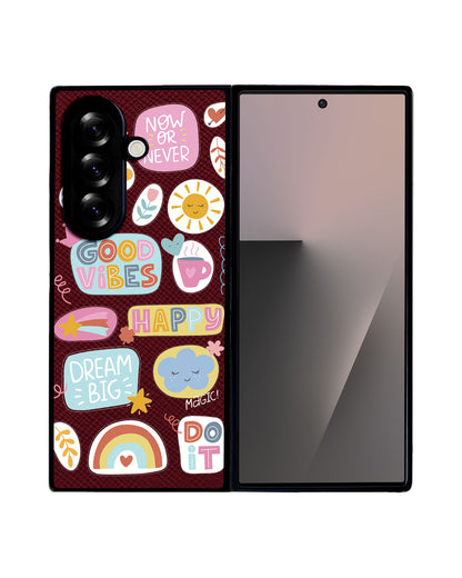 Android Flip / Fold Leather Grip - Good Day 2.0