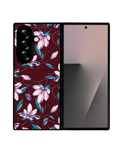 Android Flip / Fold Leather Grip - Pink Tulip