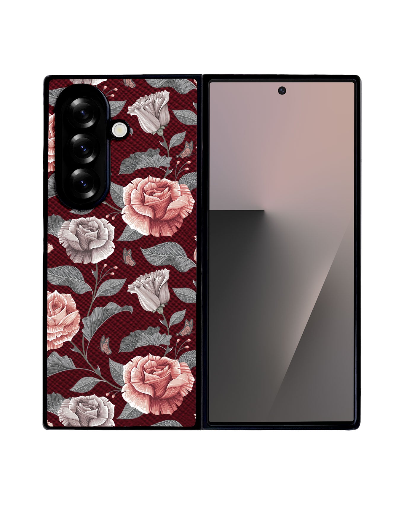 Android Flip / Fold Leather Grip - Rosie