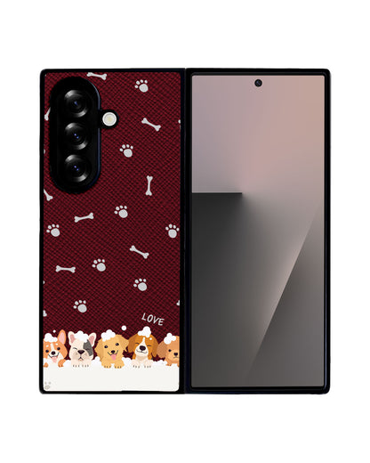 Android Flip / Fold Leather Grip - Ruff Family 2.0