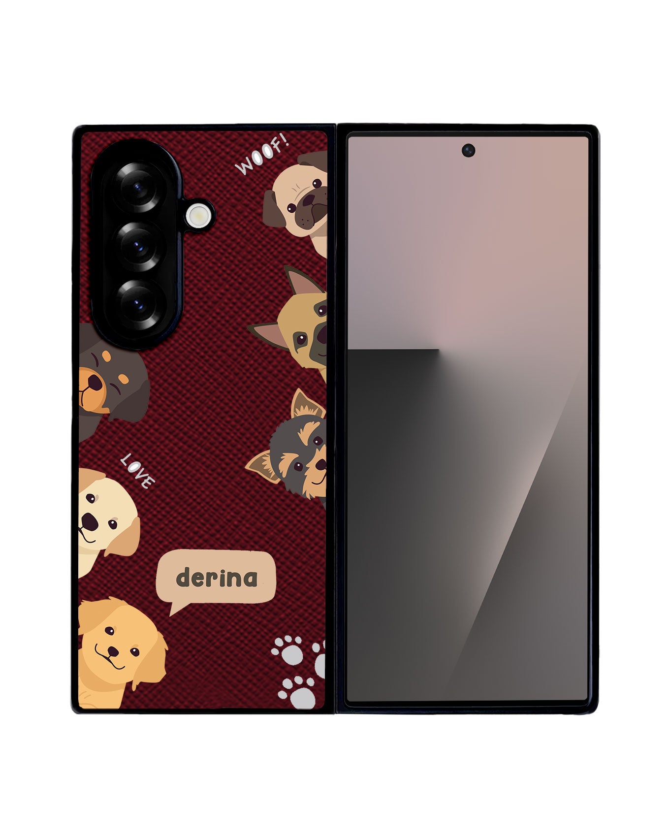 Android Flip / Fold Leather Grip - Ruff Family