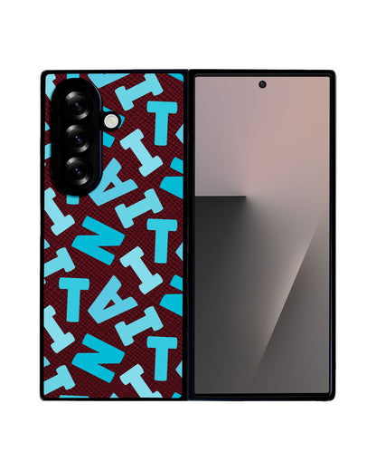 Android Flip / Fold Leather Grip - Scattered Monogram 5.0