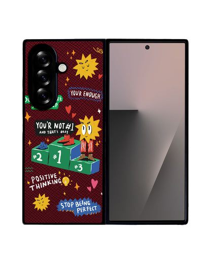 Android Flip / Fold Leather Grip - Selfless Love 4.0