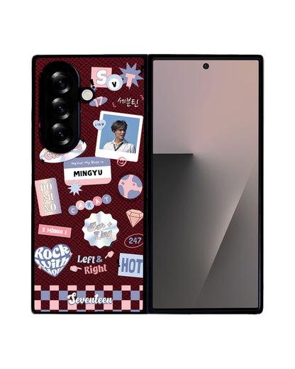 Android Flip / Fold Leather Grip - Seventeen World