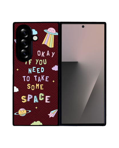 Android Flip / Fold Leather Grip - Space