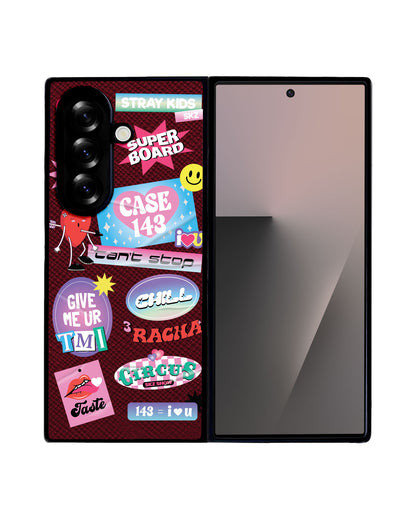 Android Flip / Fold Leather Grip - Stray Kids Case 143