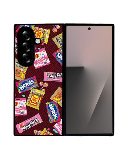 Android Flip / Fold Leather Grip - Sweets and Gummies