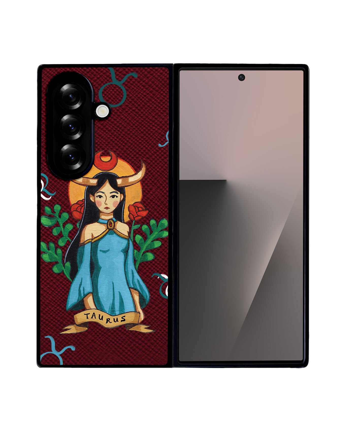 Android Flip / Fold Leather Grip - Taurus