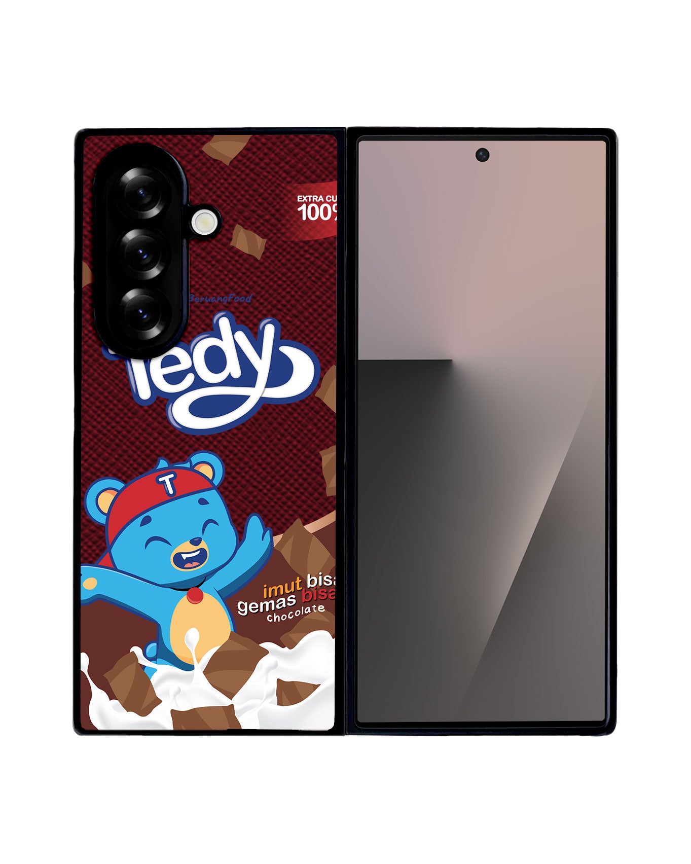 Android Flip / Fold Leather Grip - Tedy