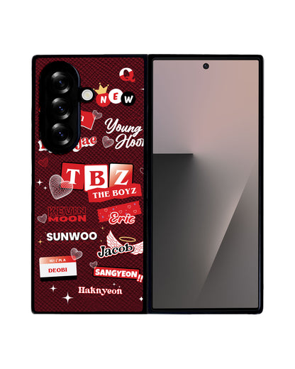 Android Flip / Fold Leather Grip - The Boyz Members