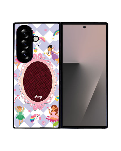 Android Flip / Fold Leather Grip - Tiny Fairy