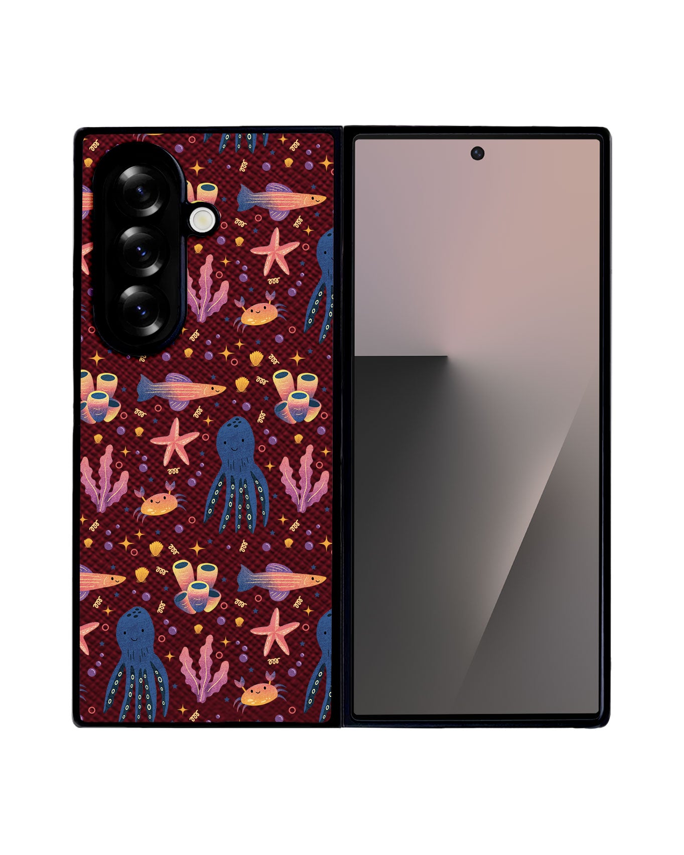 Android Flip / Fold Leather Grip - Underwater Dreams 1.0