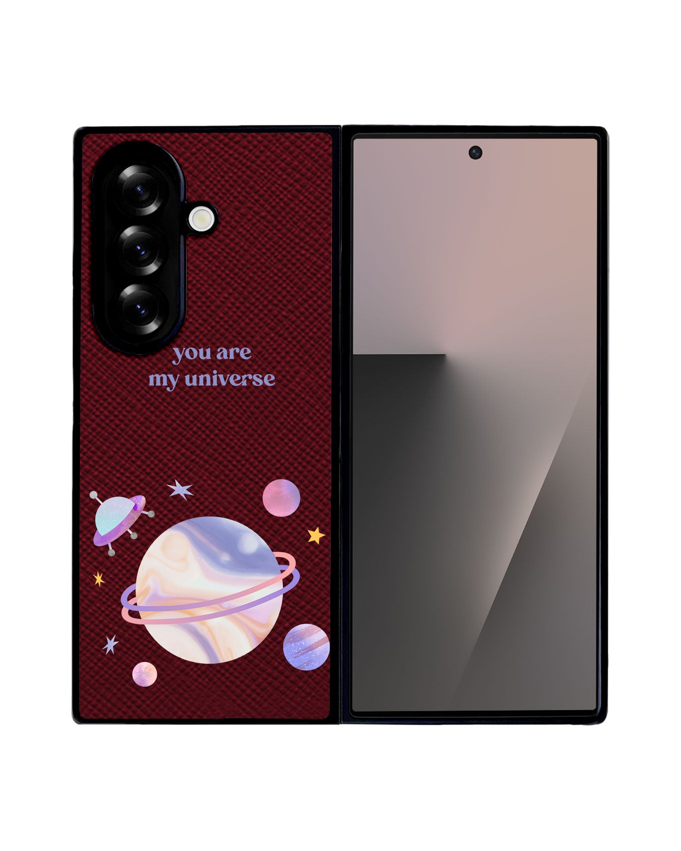 Android Flip / Fold Leather Grip - My Universe