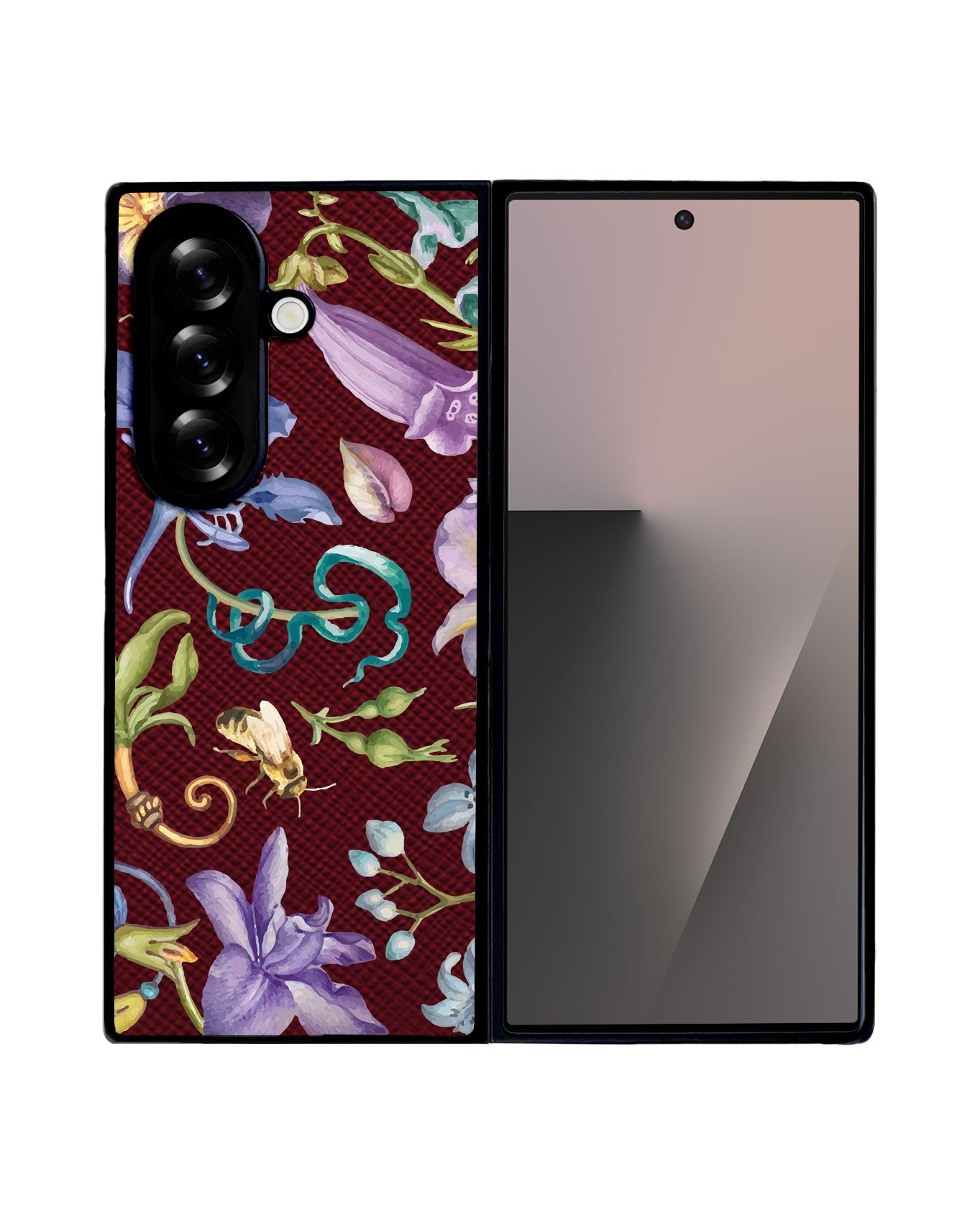 Android Flip / Fold Leather Grip - Violetta