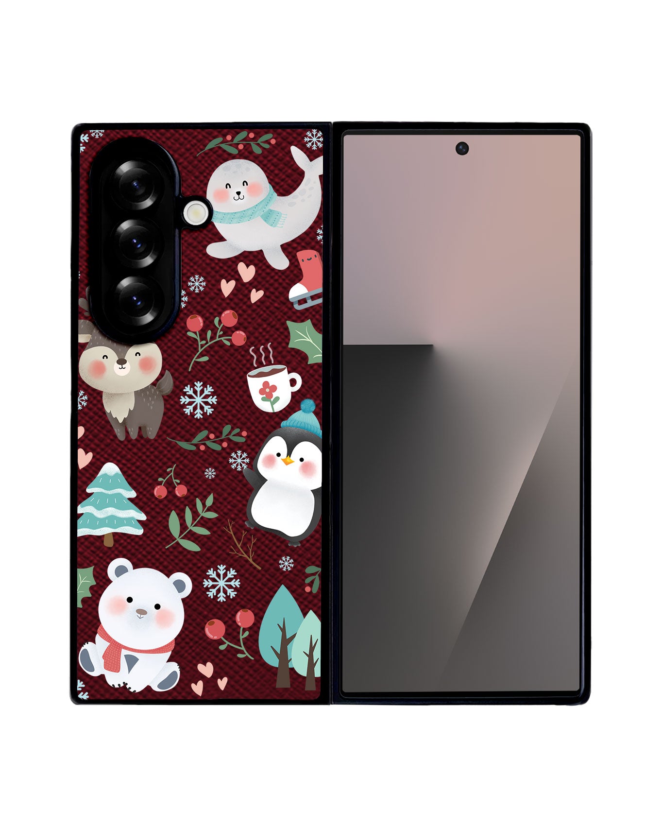 Android Flip / Fold Leather Grip - Winter