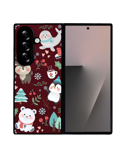 Android Flip / Fold Leather Grip - Winter