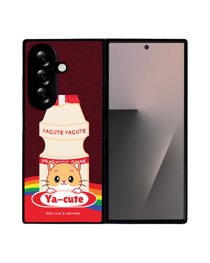 Android Flip / Fold Leather Grip - Yacute Cat