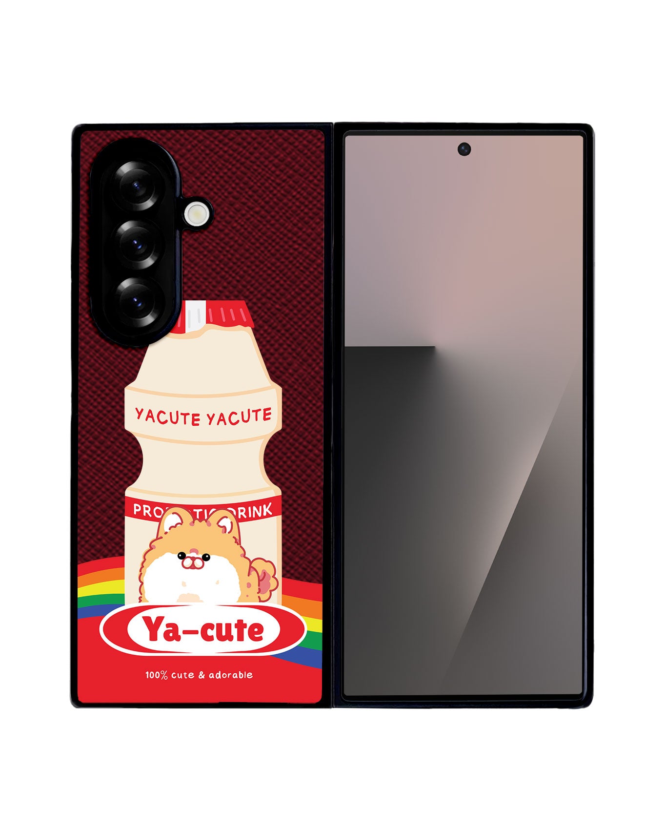 Android Flip / Fold Leather Grip - Yacute Dog