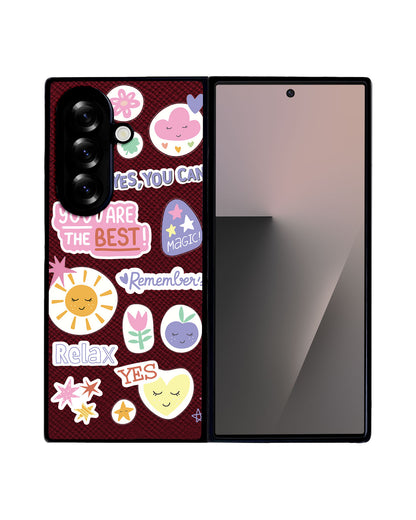 Android Flip / Fold Leather Grip - You are the Best 2.0