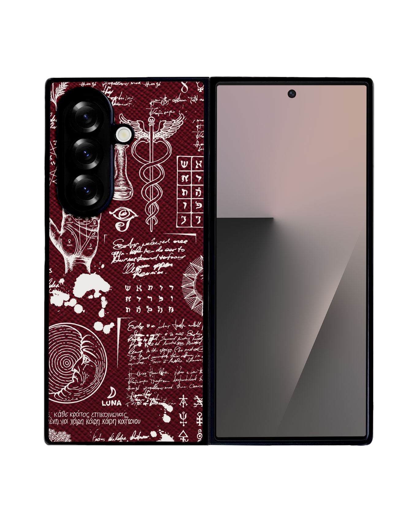 Android Flip / Fold Leather Grip - Alchemy