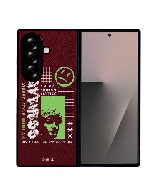 Android Flip / Fold Leather Grip - Alive