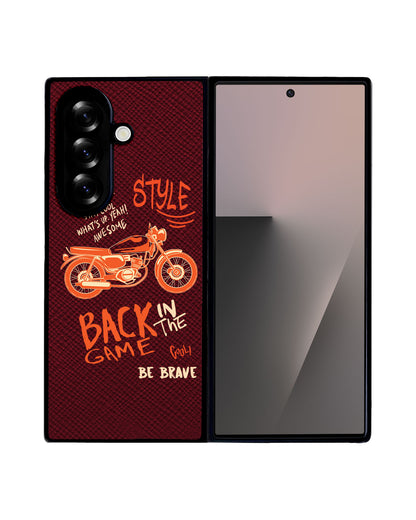 Android Flip / Fold Leather Grip - Back in the Game